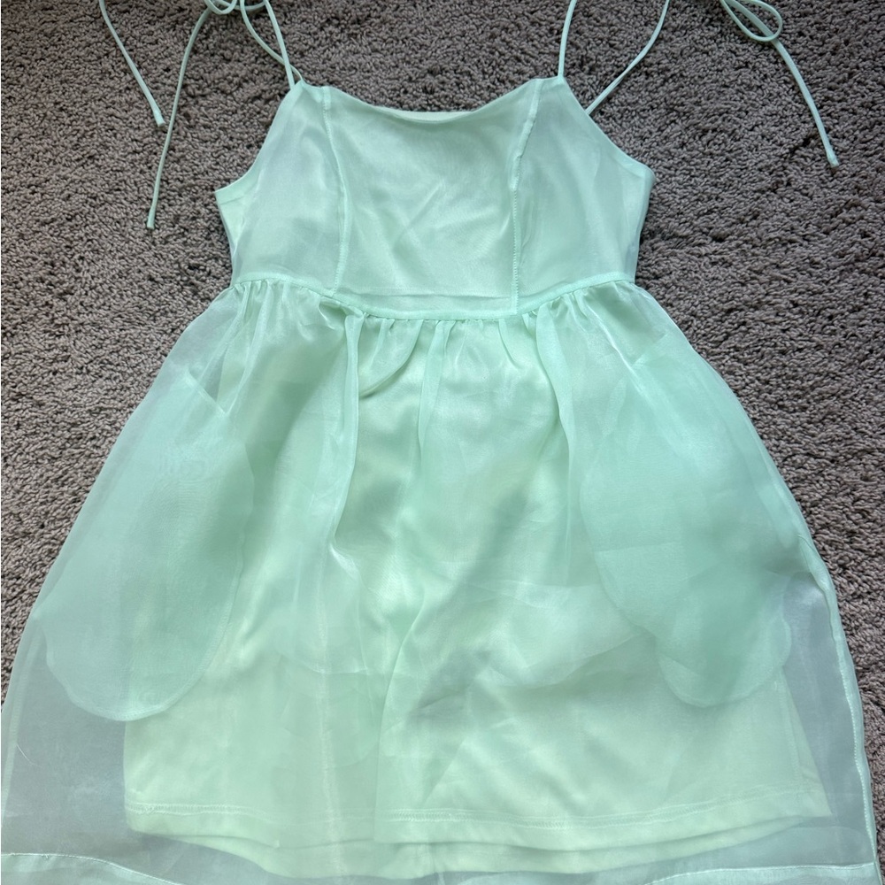 Altar'd State Mint Green Strappy Dress